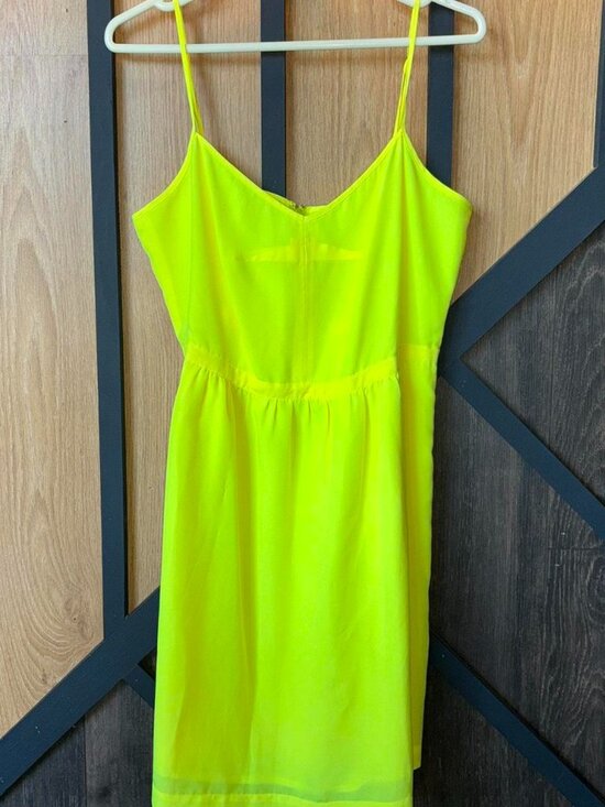 J. Crew Dresses & Skirts - Neon Yellow J Crew Dress - Perfect for Summer!